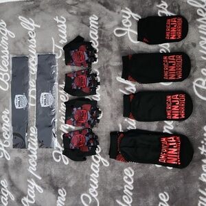 American Ninja Warrior Headbands, Gloves and Socks